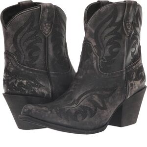 Ariat Charcoal Western Ankle Boots